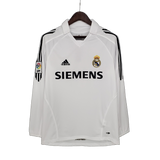 Real Madrid 2005/06 Home Jersey – Long Sleeve – Retro Version