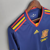 Spain 2010 Away Jersey – Long Sleeve – Retro Version