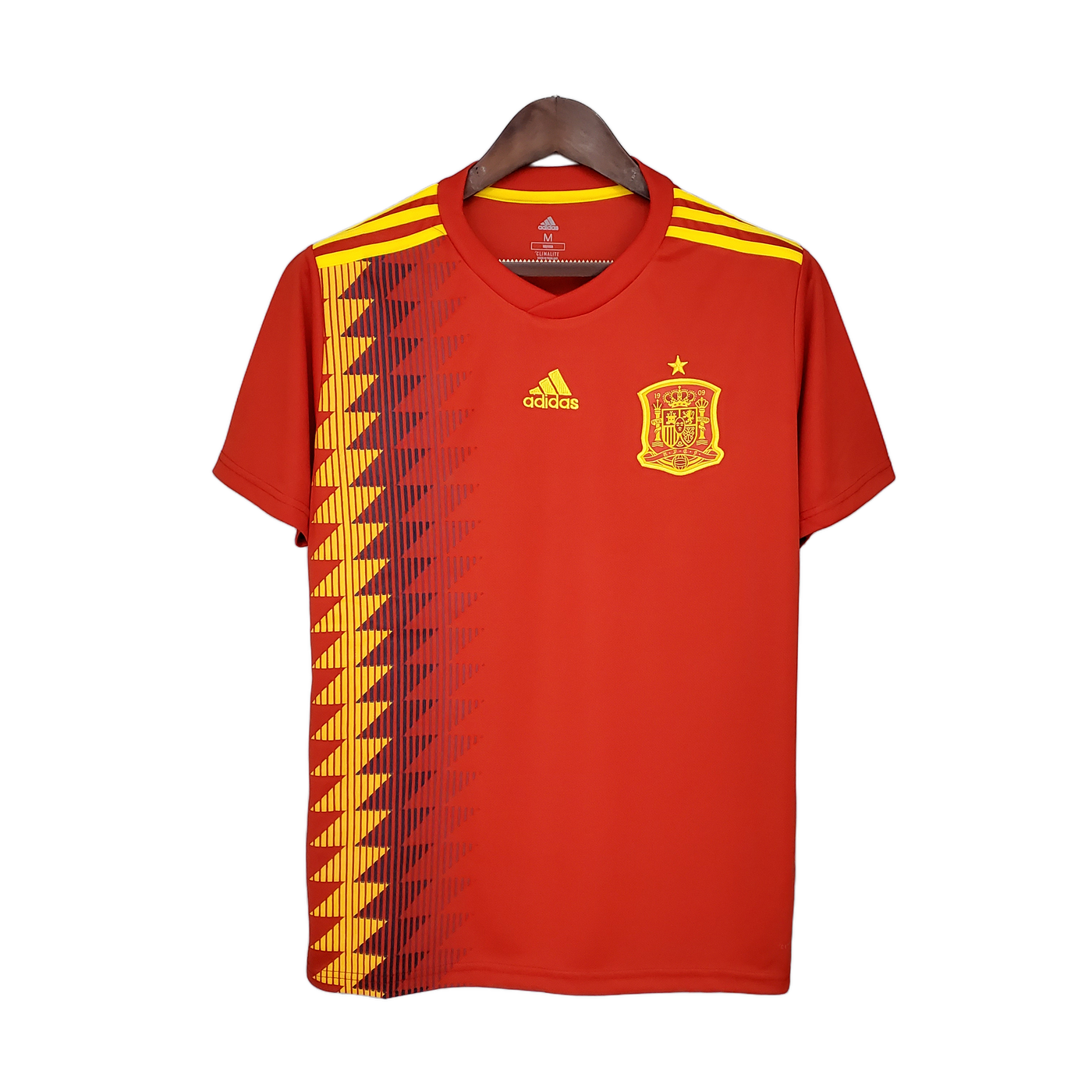 Spain 2018 Home Jersey – Retro Version