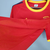 Spain 2002 Home Jersey – Retro Version