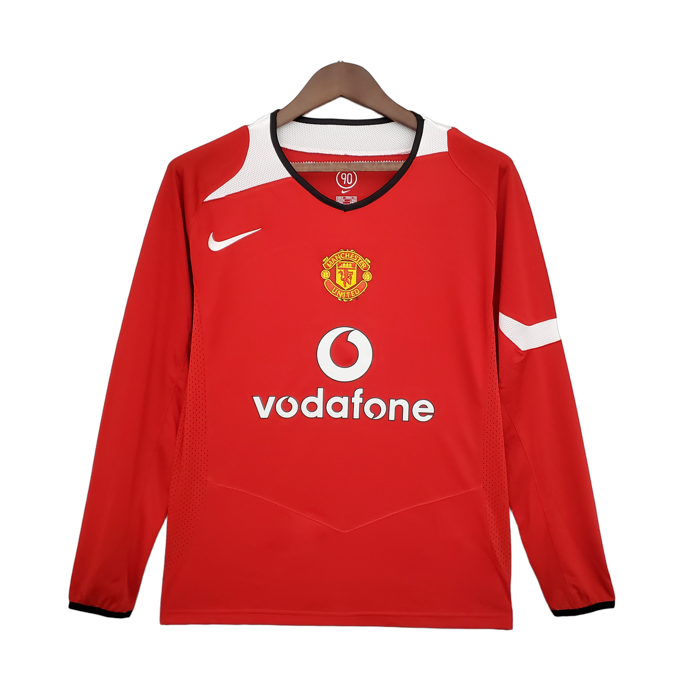 Manchester United 2004/06 Home Jersey – Long Sleeve – Retro Version