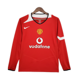 Manchester United 2004/06 Home Jersey – Long Sleeve – Retro Version