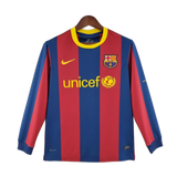 FC Barcelona 2010/11 Home Jersey – Long Sleeve – Retro Version