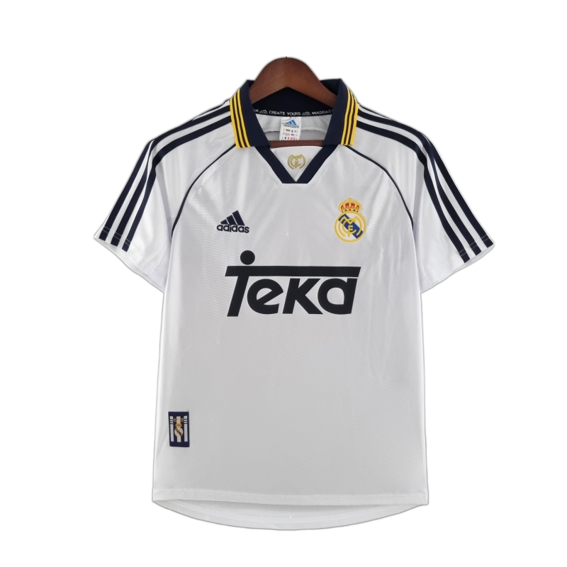 Real Madrid 1998/00 Home Jersey – Retro Version