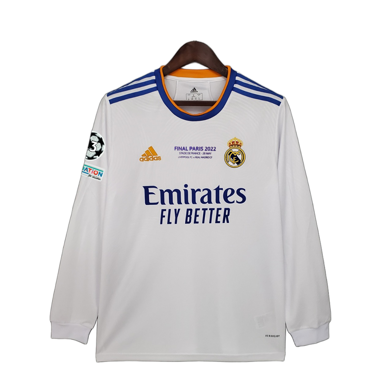 Real Madrid 2021/22 Home Jersey – Long Sleeve