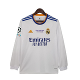 Real Madrid 2021/22 Home Jersey – Long Sleeve
