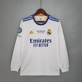 Real Madrid 2021/22 Home Jersey – Long Sleeve