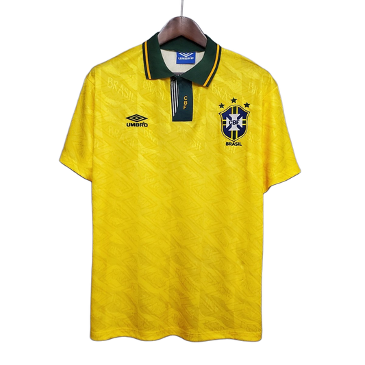 Brazil 1991 Home Jersey – Retro Version