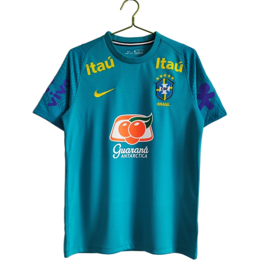 Brazil 2021 Training Training Top – Retro Version – Blue
