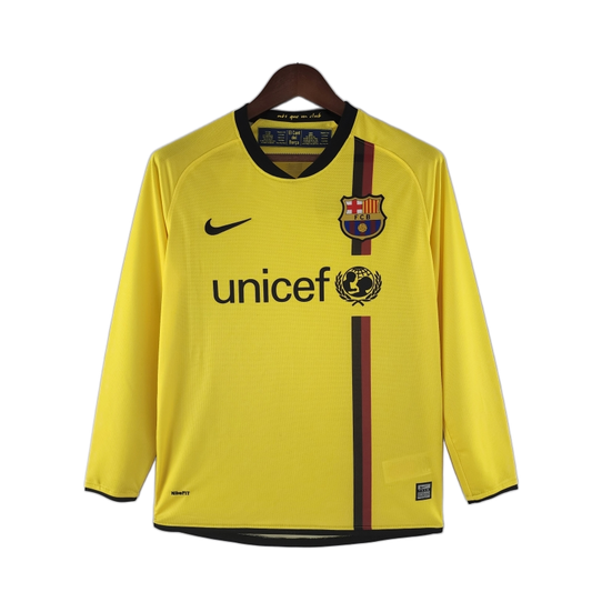FC Barcelona 2008/09 Away Jersey – Long Sleeve – Retro Version