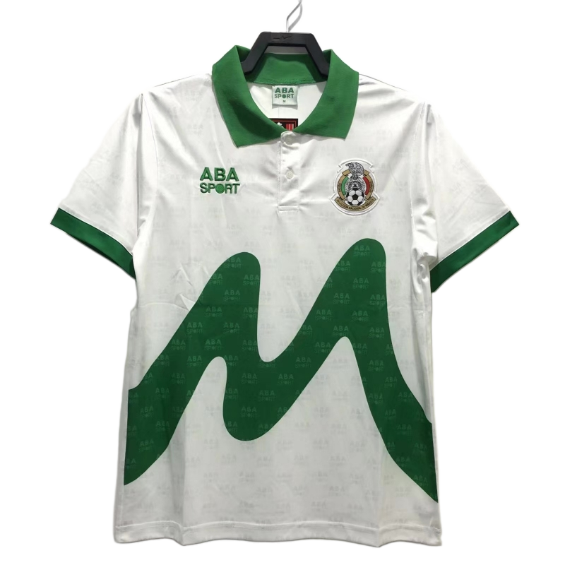 Mexico 1995 Away Jersey – Retro Version – White