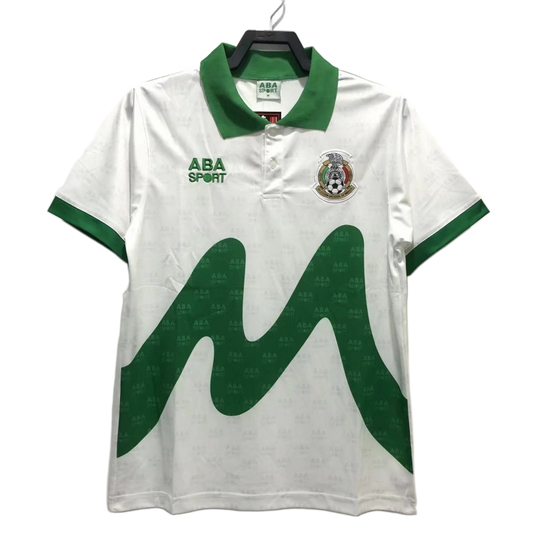 Mexico 1995 Away Jersey – Retro Version – White