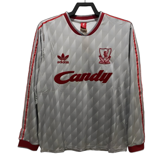 Liverpool 1989/91 Away Jersey – Long Sleeve – Retro Version
