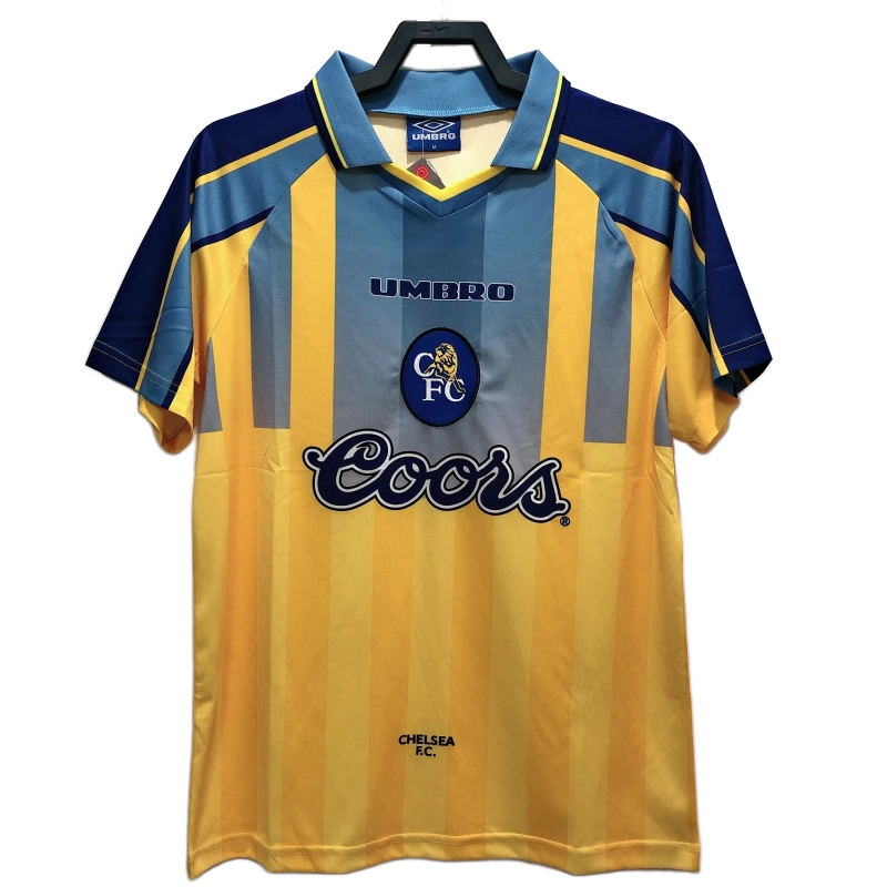 Chelsea 1995/97 Away Jersey – Retro Version – Yellow