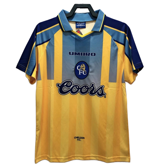 Chelsea 1995/97 Away Jersey – Retro Version – Yellow