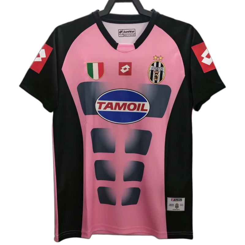 Juventus 2002/03 Goalkeeper Jersey – Retro Version – Pink