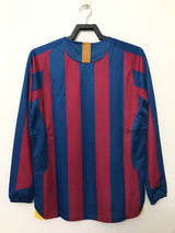 FC Barcelona 2005/06 Home Jersey – Long Sleeve – Retro Version
