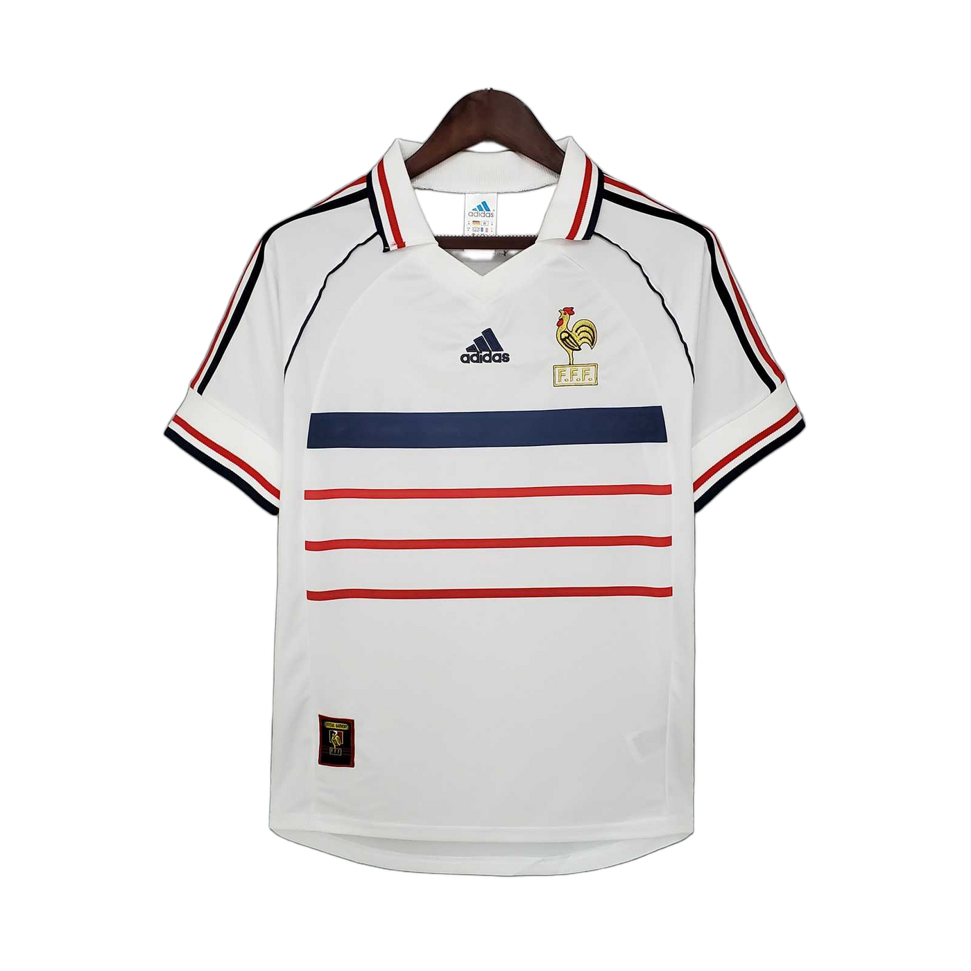 France 1998 Away Jersey – Retro Version – White