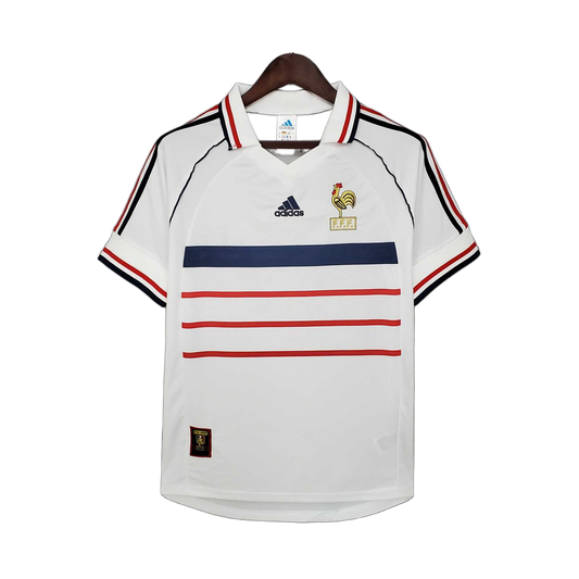 France 1998 Away Jersey – Retro Version – White