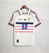 France 1998 Away Jersey – Retro Version – White