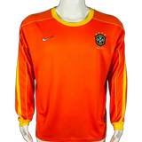 Brazil 1998 Goalkeeper Jersey – Retro Version – Orange