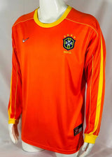Brazil 1998 Goalkeeper Jersey – Retro Version – Orange