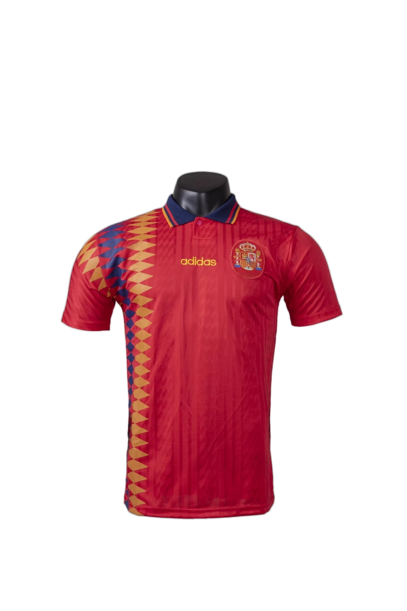 Spain 1994 Home Jersey – Retro Version