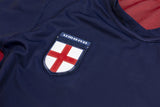 England 2002 Away Jersey – Retro Version – Red/Navy