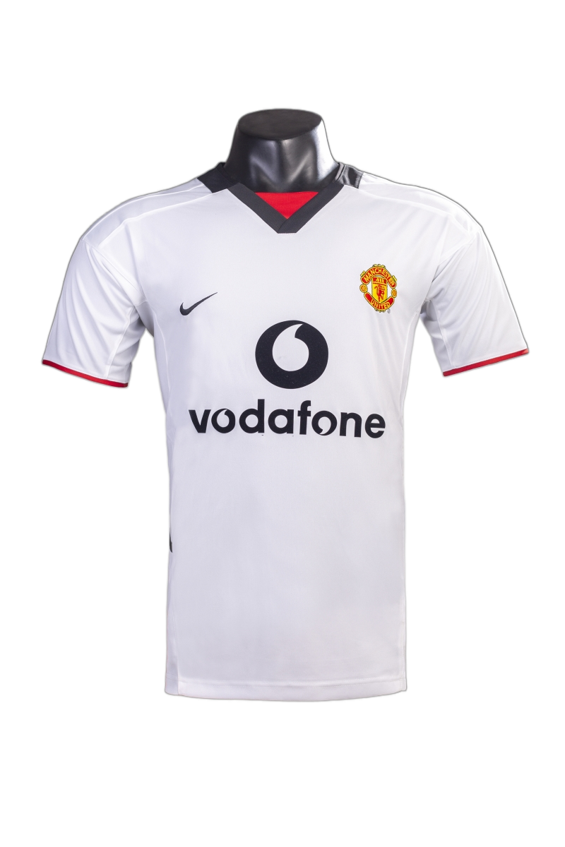 Manchester United 2002/03 Third Jersey – Retro Version – White