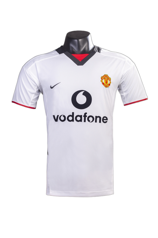 Manchester United 2002/03 Third Jersey – Retro Version – White