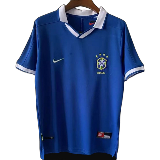 Brazil 1970 Away Jersey – Retro Version – Blue