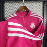 Real Madrid 2014/15 Away Jersey – Long Sleeve – Retro Version – Pink