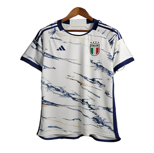 Italy 2023 Away Jersey – Retro Version – White