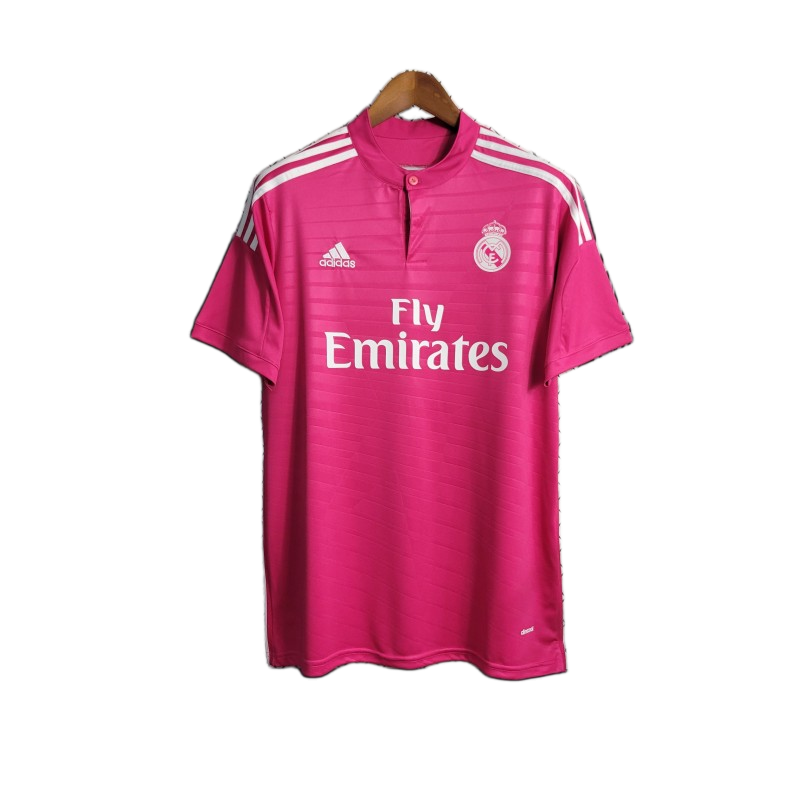 Real Madrid 2014/15 Away Jersey – Retro Version – Pink