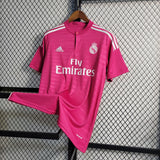 Real Madrid 2014/15 Away Jersey – Retro Version – Pink