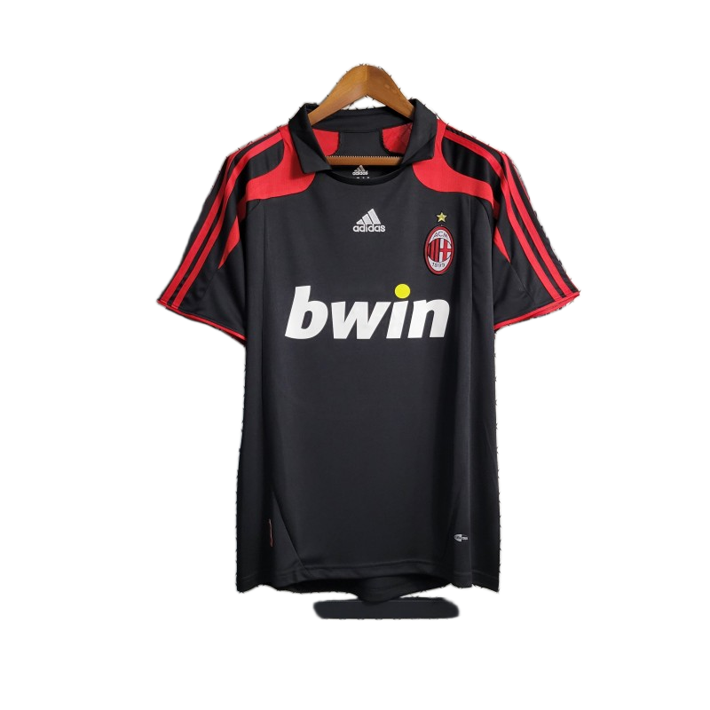 AC Milan 2007/08 Third Jersey – Retro Version – Black