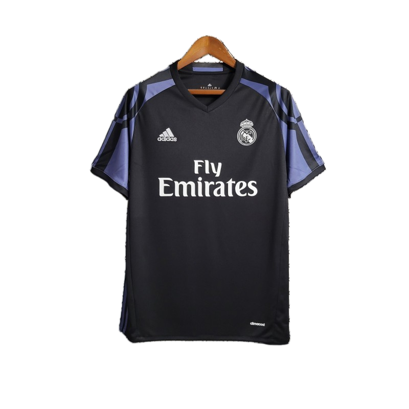 Real Madrid 2016/17 Third Jersey – Retro Version – Black
