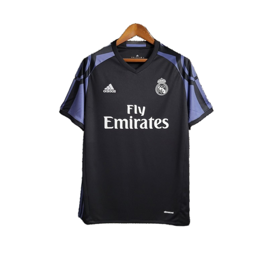 Real Madrid 2016/17 Third Jersey – Retro Version – Black