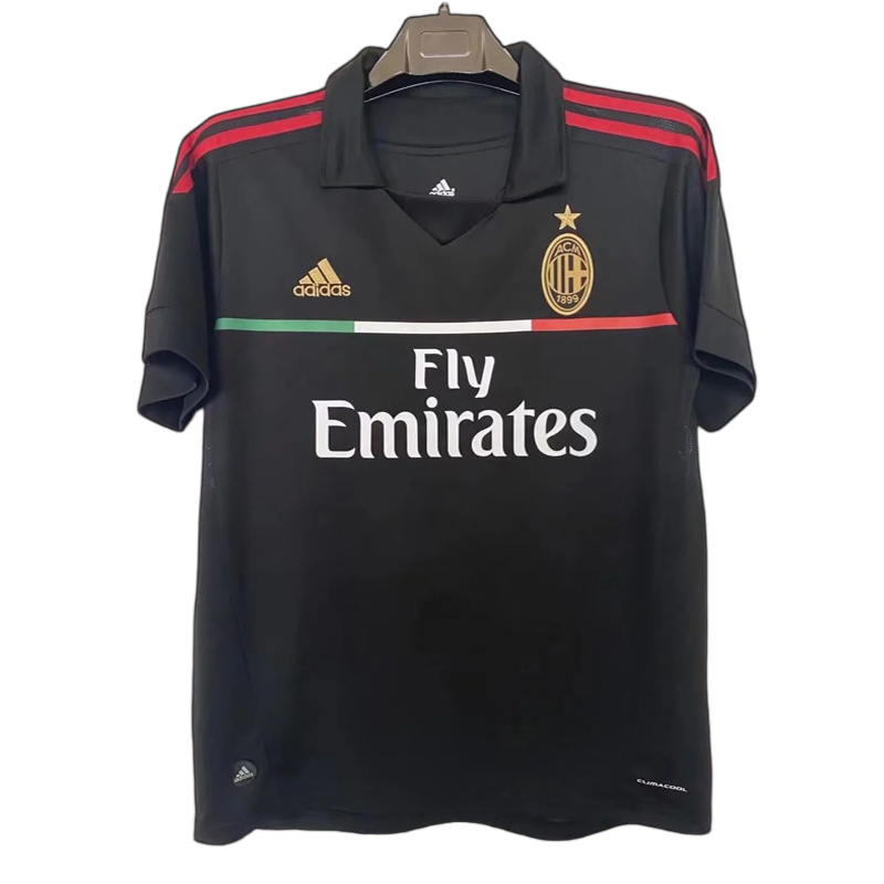 AC Milan 2011/12 Third Jersey – Retro Version – Black