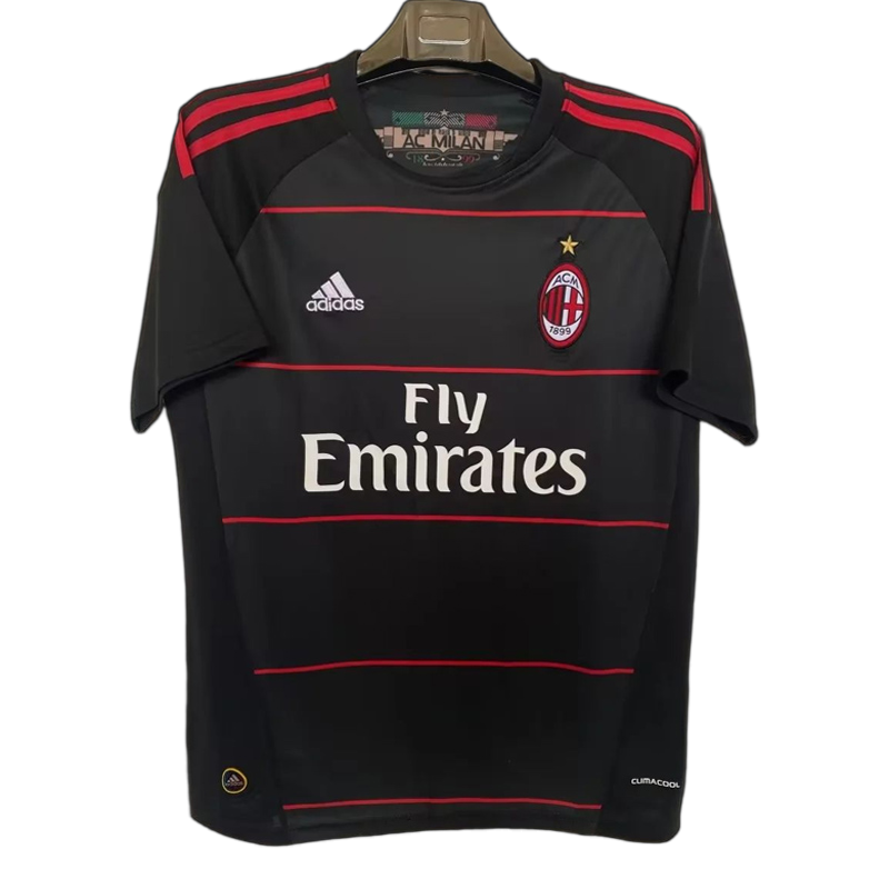 AC Milan 2010/11 Third Jersey – Retro Version – Black