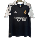 Real Madrid 2001/02 Away Jersey – Retro Version – Black