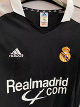 Real Madrid 2001/02 Away Jersey – Retro Version – Black