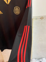 Mexico 2011 Away Jersey – Long Sleeve – Retro Version – Black