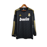 Real Madrid 2011/12 Away Jersey – Long Sleeve – Retro Version – Black