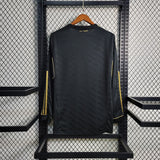 Real Madrid 2011/12 Away Jersey – Long Sleeve – Retro Version – Black