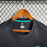 Real Madrid 2017/18 Away Jersey – Long Sleeve – Retro Version – Black