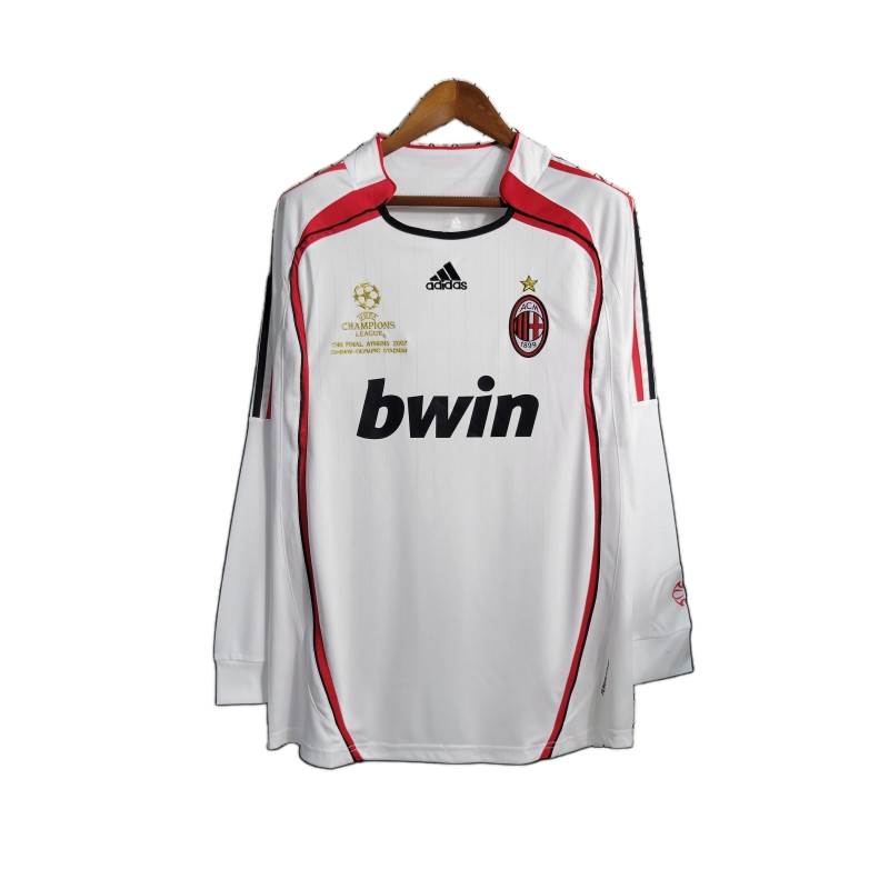 AC Milan 2006/07 Away Jersey – Long Sleeve – Retro Version – White