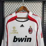 AC Milan 2006/07 Away Jersey – Long Sleeve – Retro Version – White