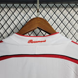 AC Milan 2006/07 Camisola alternativa – Manga comprida – Versão retro – Branco
