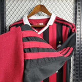 AC Milan 2009/10 Home Jersey – Long Sleeve – Retro Version